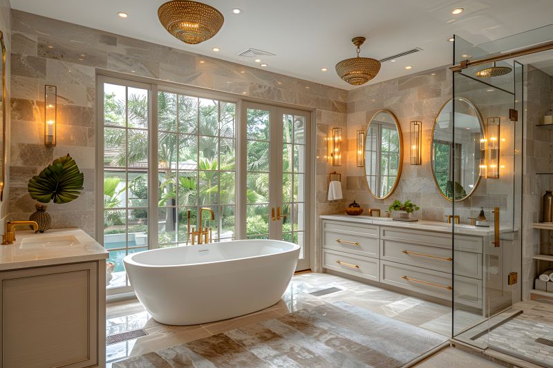 Luxury Tub and Vanity
